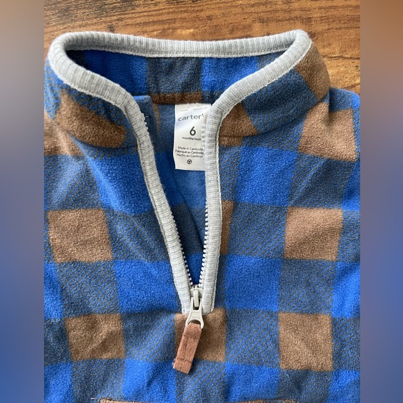 Carter’s Fleece 1/4 Zip - Picture 3 of 3